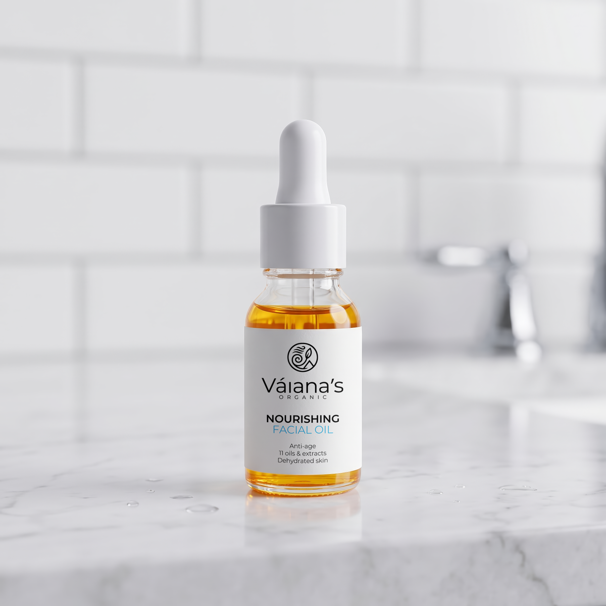 Váiana's Organic Nourishing Facial Oil 15ml / 0.5 fl.oz.