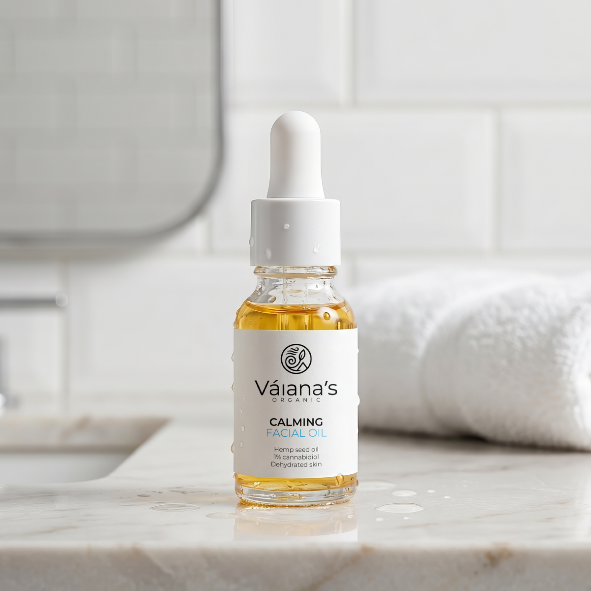 Váiana's Organic Calming Facial Oil 15ml / 0.5 fl.oz.