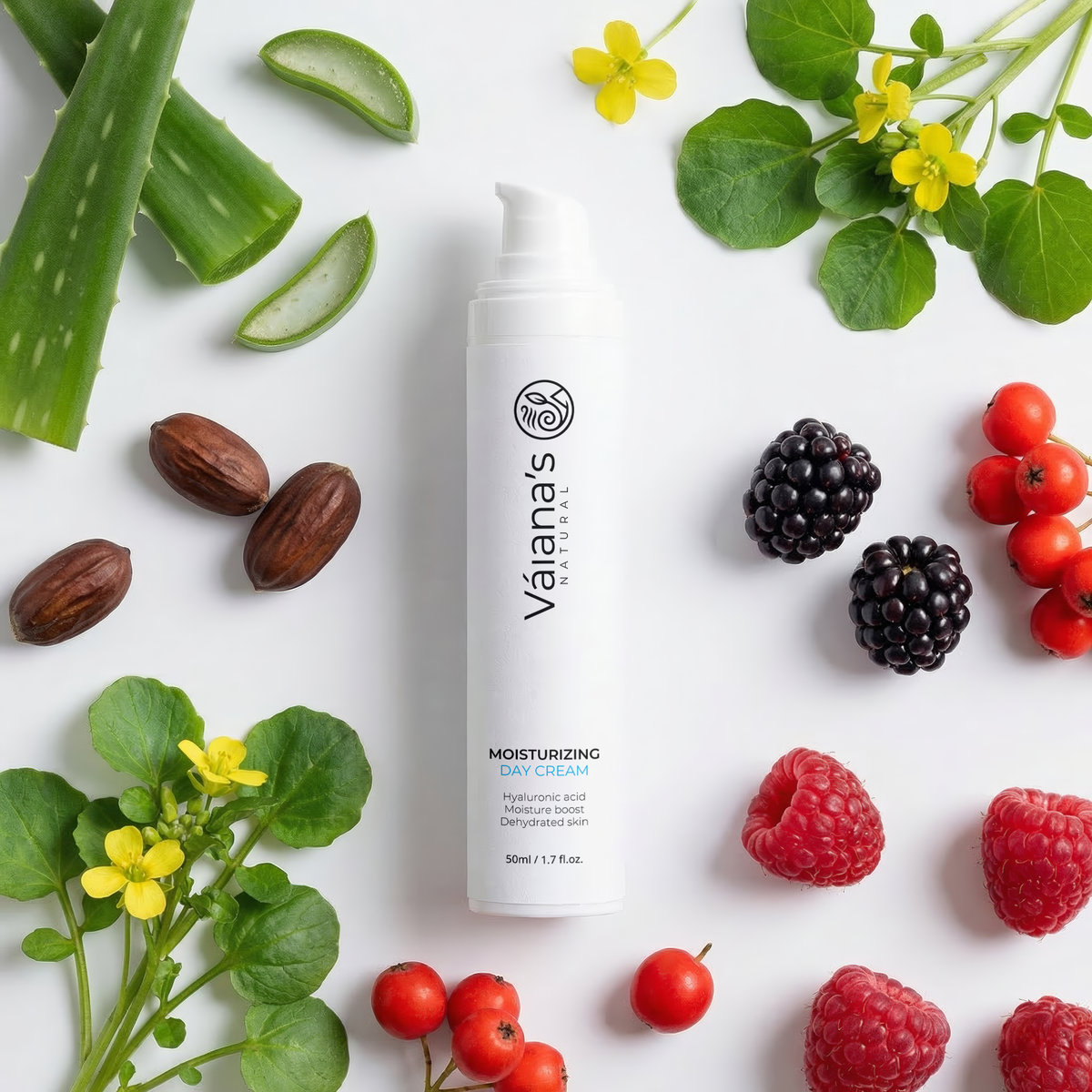 Váiana's Natural Moisturizing Day Cream 50ml / 1.7 fl.oz.