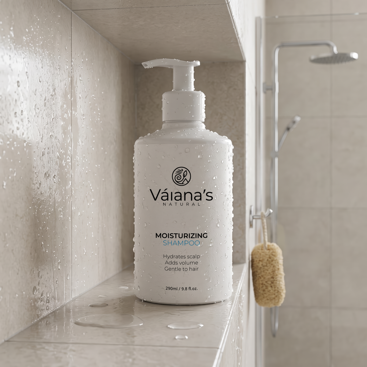 Váiana's Natural Moisturizing Shampoo 290ml / 9.8 fl.oz.