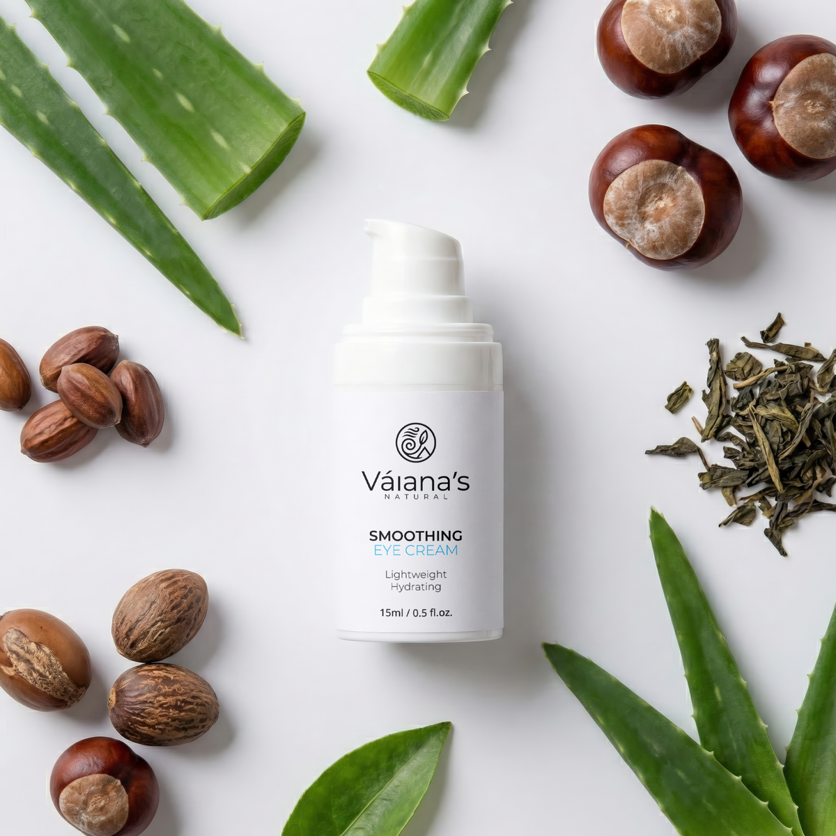 Váiana's Natural Smoothing Eye Cream 15ml / 0.5 fl.oz.