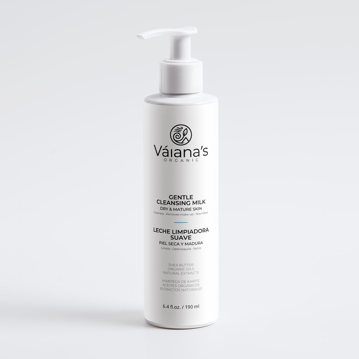 Váiana's Organic Gentle Cleansing Milk 190ml / 6.4 fl.oz.